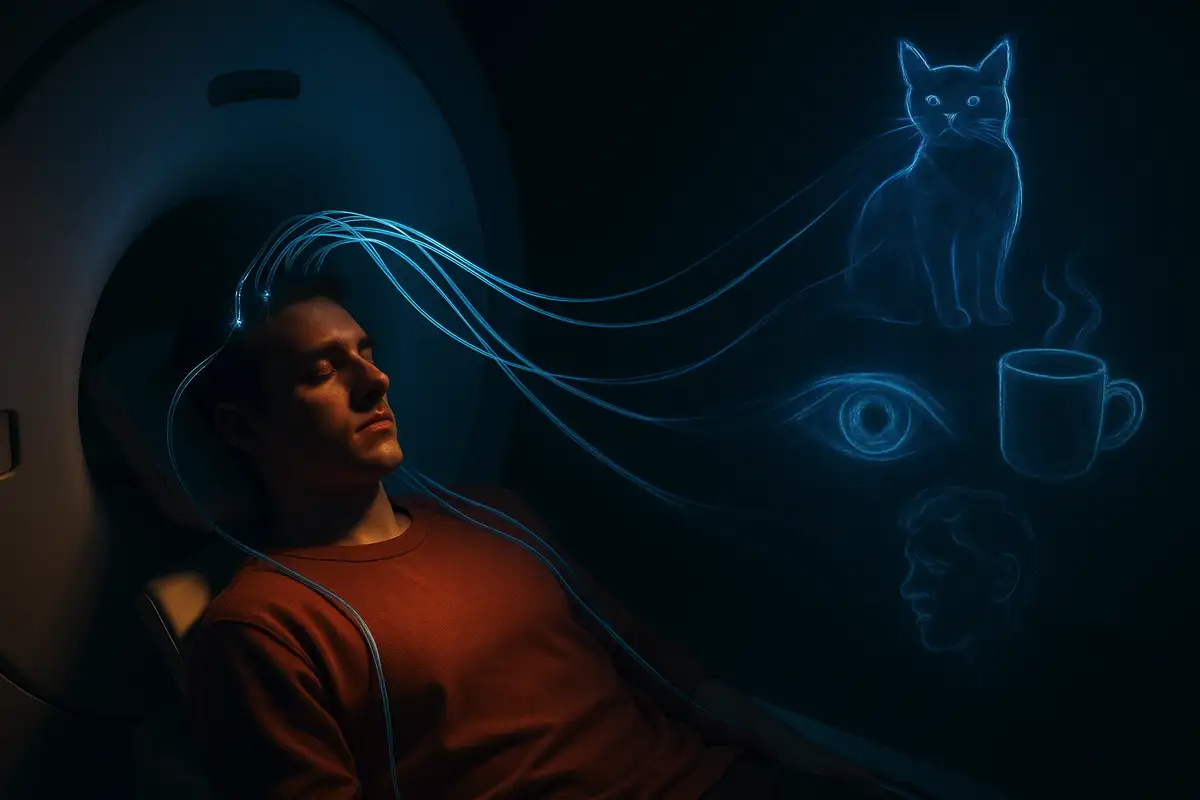 Ajatusten tekstitykset: Kun tekoäly lukee mielen kuvat 74 % tarkkuudella